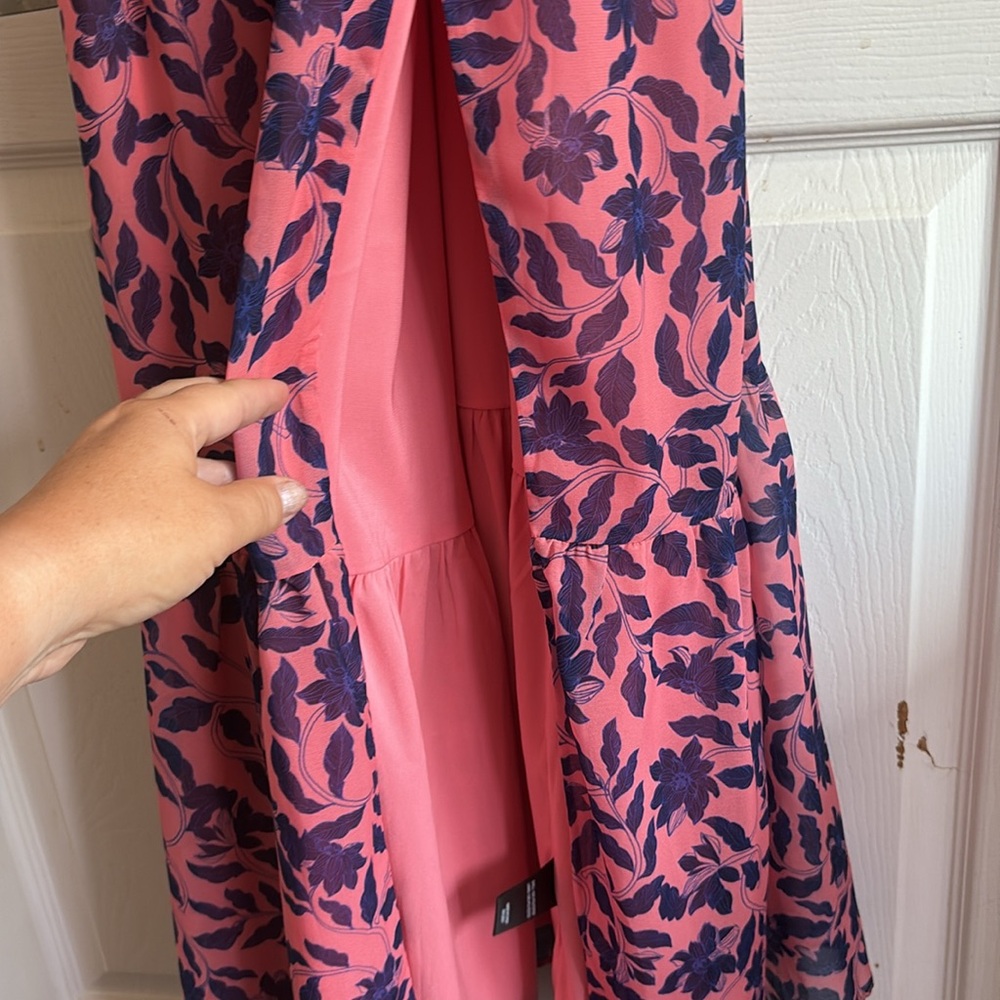 House of Harlow 1960 Eliana Dress in Pink Floral - Picture 8 of 12